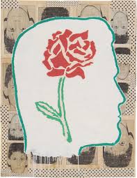 PROFILE WITH FLOWER #1 Image