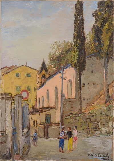 SCORCIO DELLA COLLINA BARCACCIA A ROMA Image